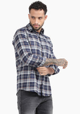 Brown Blaze Check Shirt